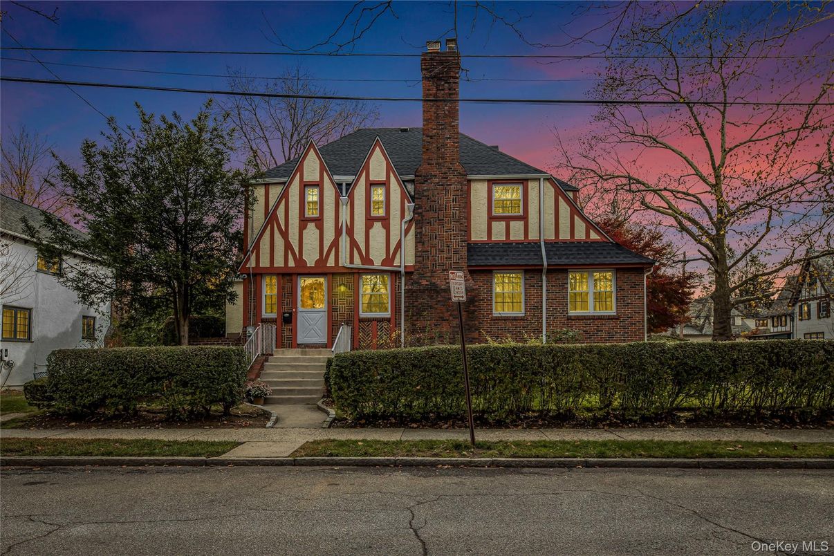 Exterior, Facade, Brick Facade, Tudor Revival