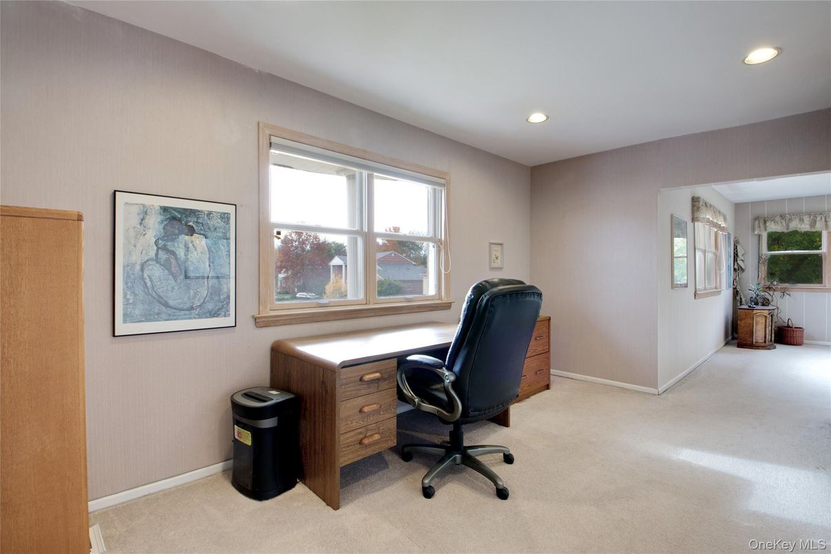 Home Office, Interior, Recessed Lighting