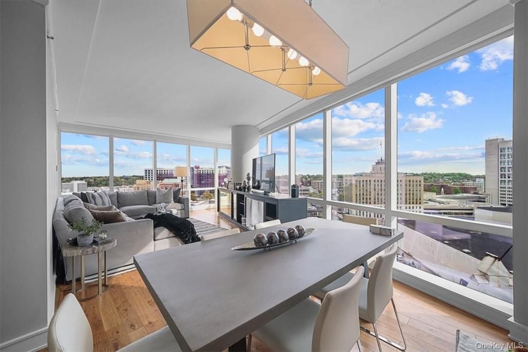 Dining room, Interior, Wood Texture Flooring