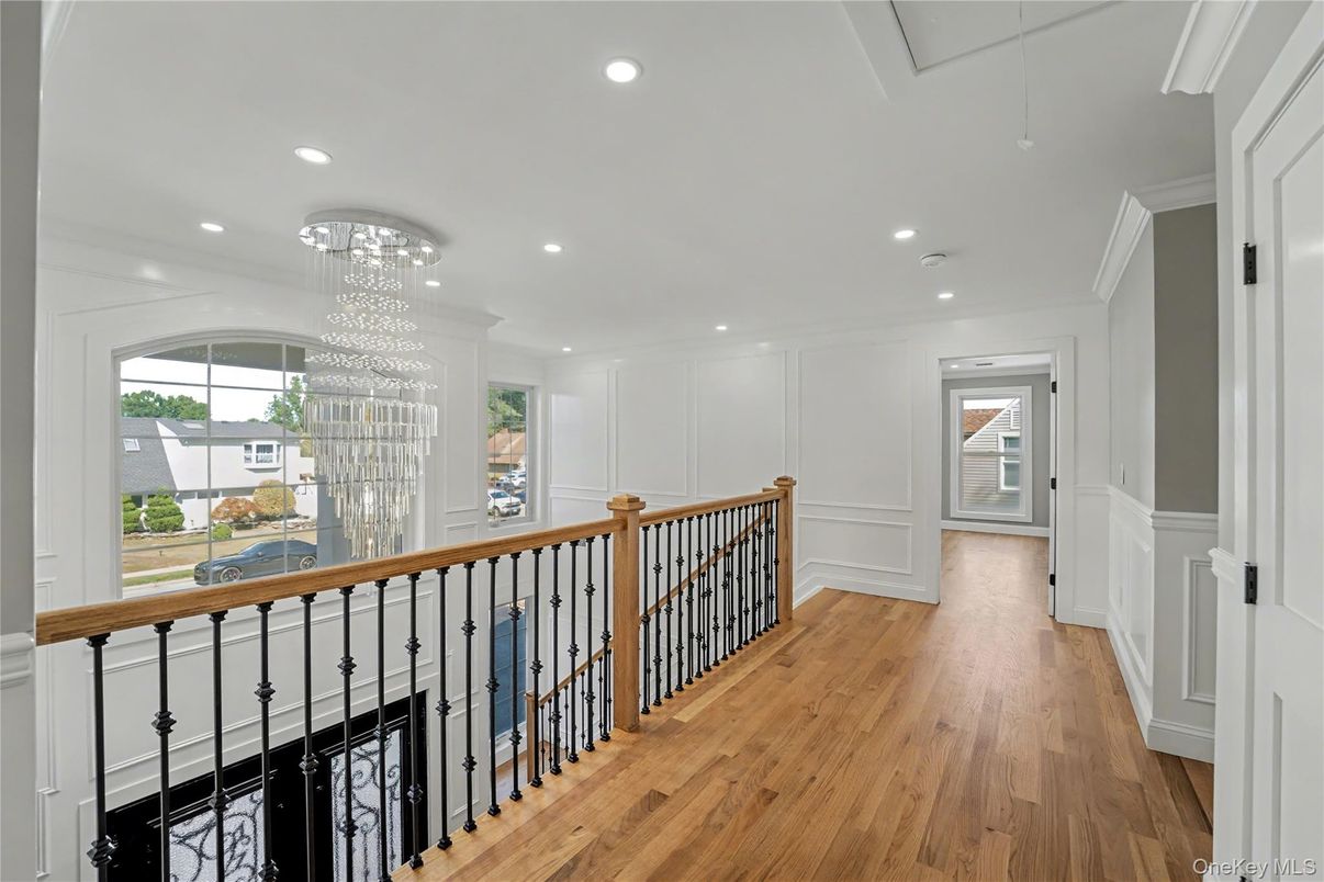 Chandelier, Interior, Recessed Lighting, Wood Texture Flooring
