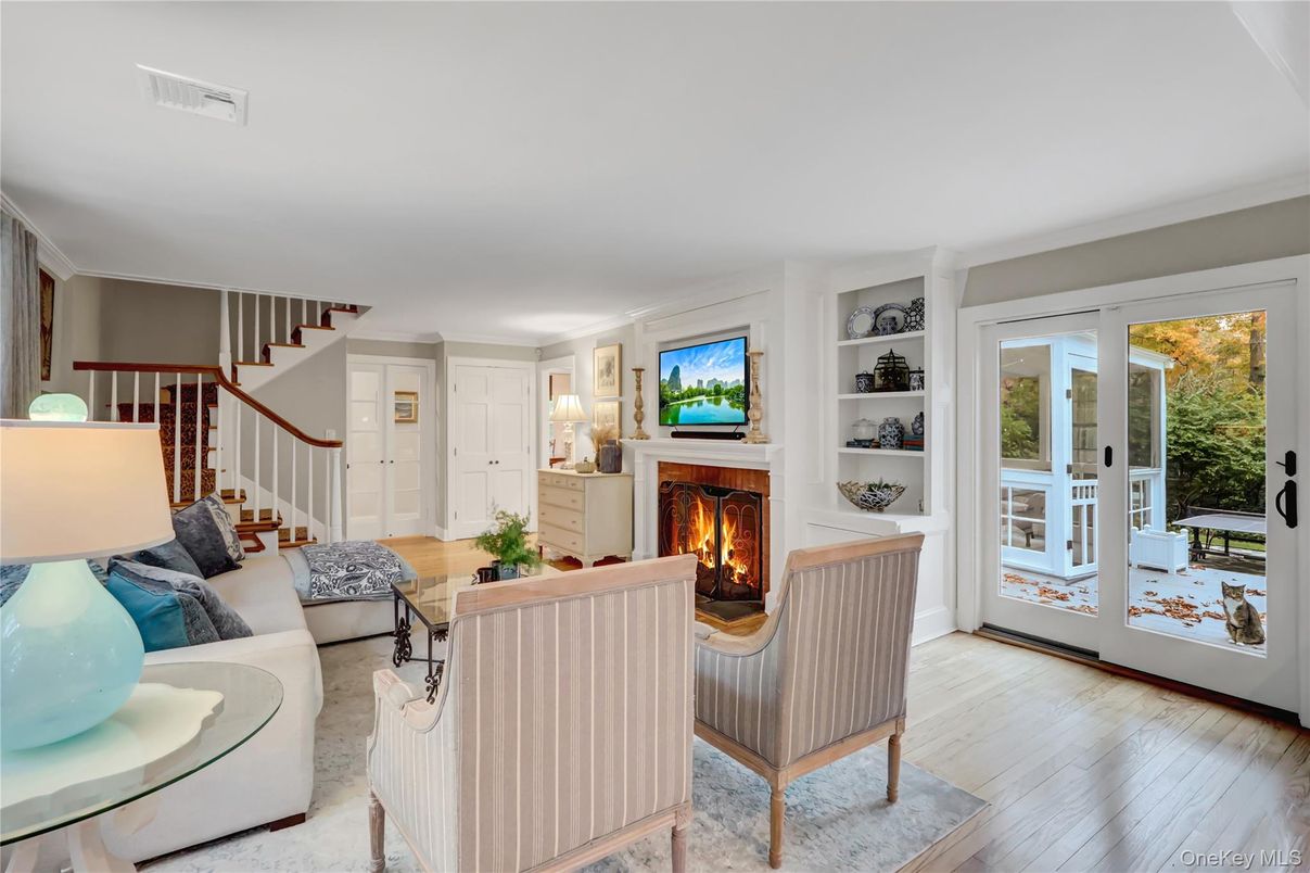 Fireplace, Interior, Living room, Wood Texture Flooring