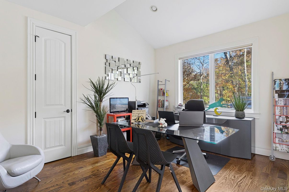 Home Office, Interior, Wood Texture Flooring