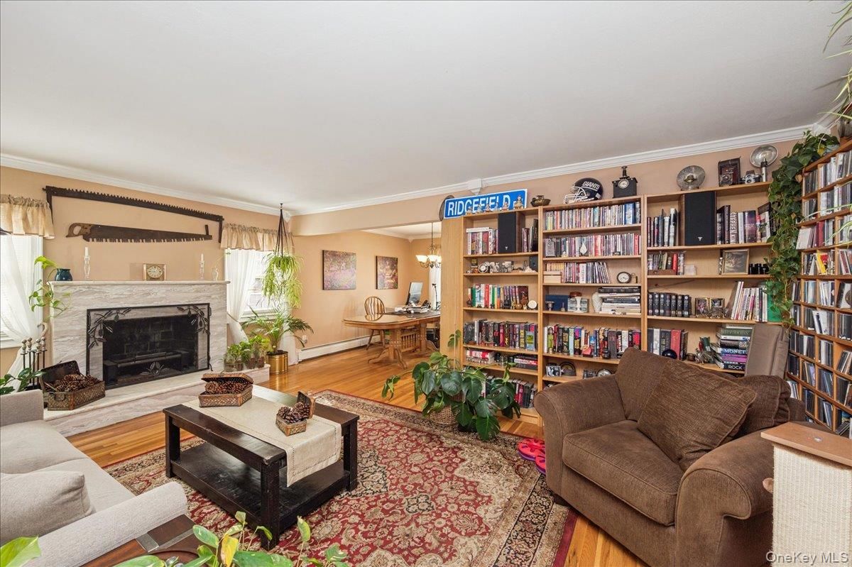 Fireplace, Interior, Living room, Pendant Lights, Wood Texture Flooring