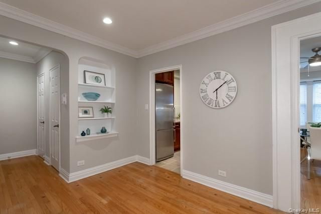 Elevator, Interior, Recessed Lighting, Wood Texture Flooring