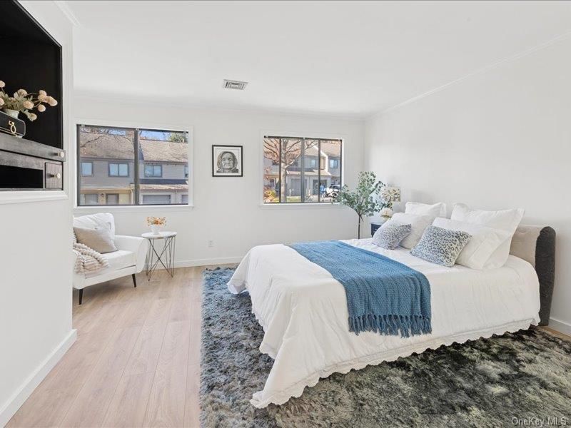 Bedroom, Interior, Wood Texture Flooring
