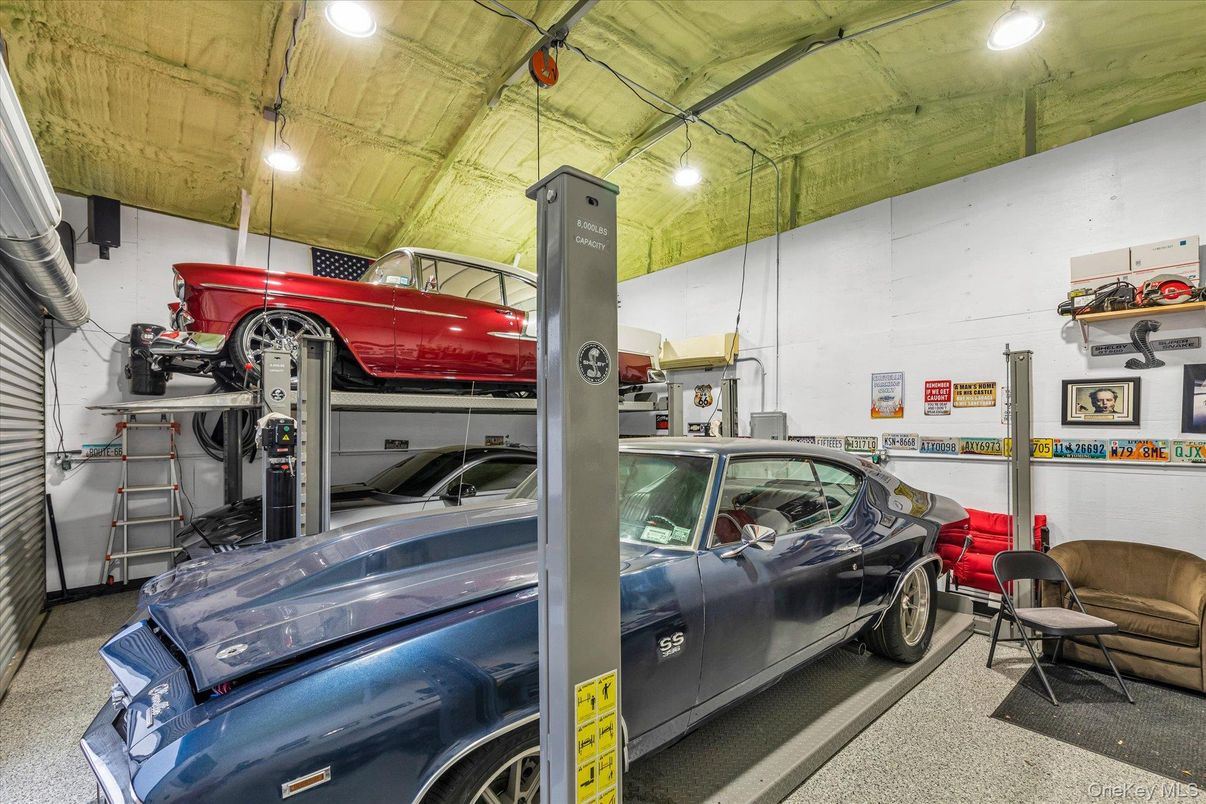 Garage, Interior, Recessed Lighting