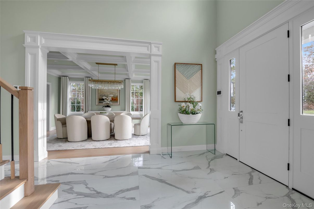 Chandelier, Interior, Living room, Marble