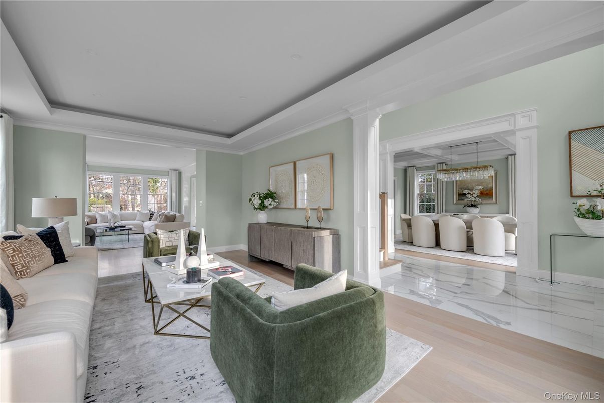 Chandelier, Interior, Living room, Marble, Wood Texture Flooring