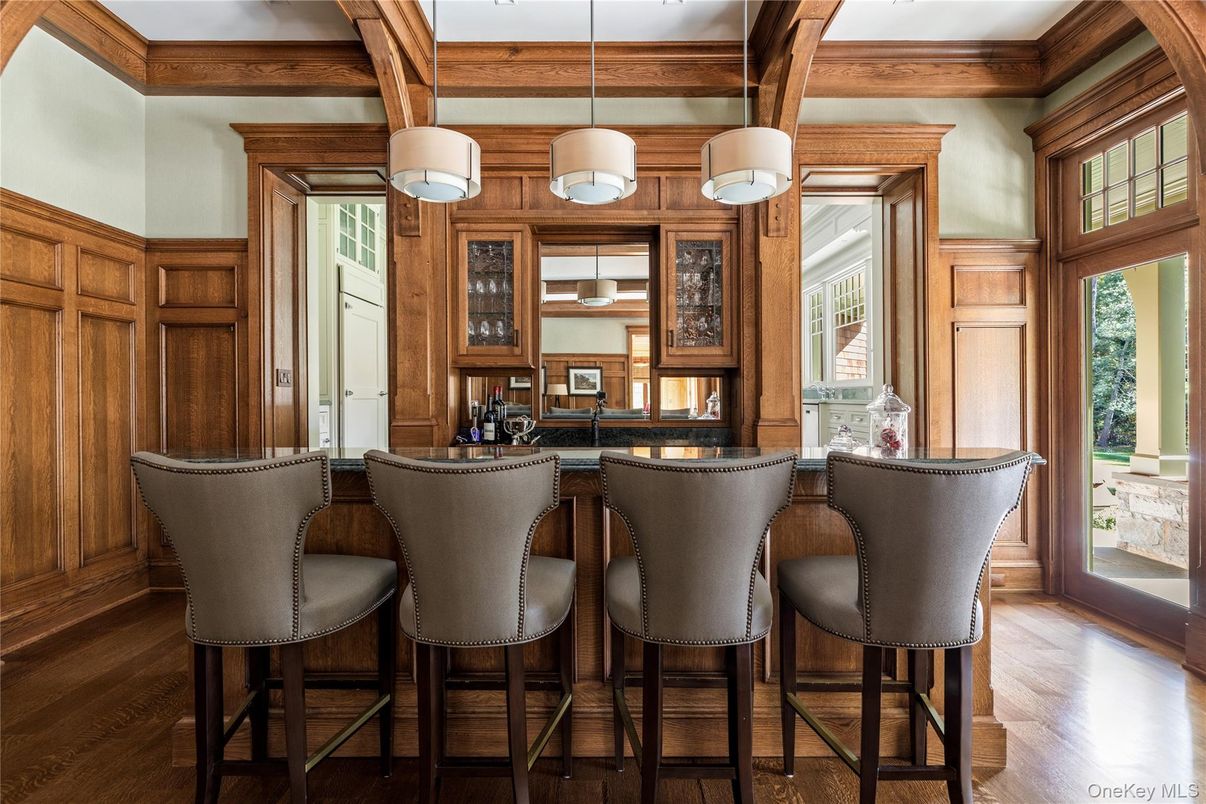 Interior, Pendant Lights, Wooden Beams, Wood Texture Flooring
