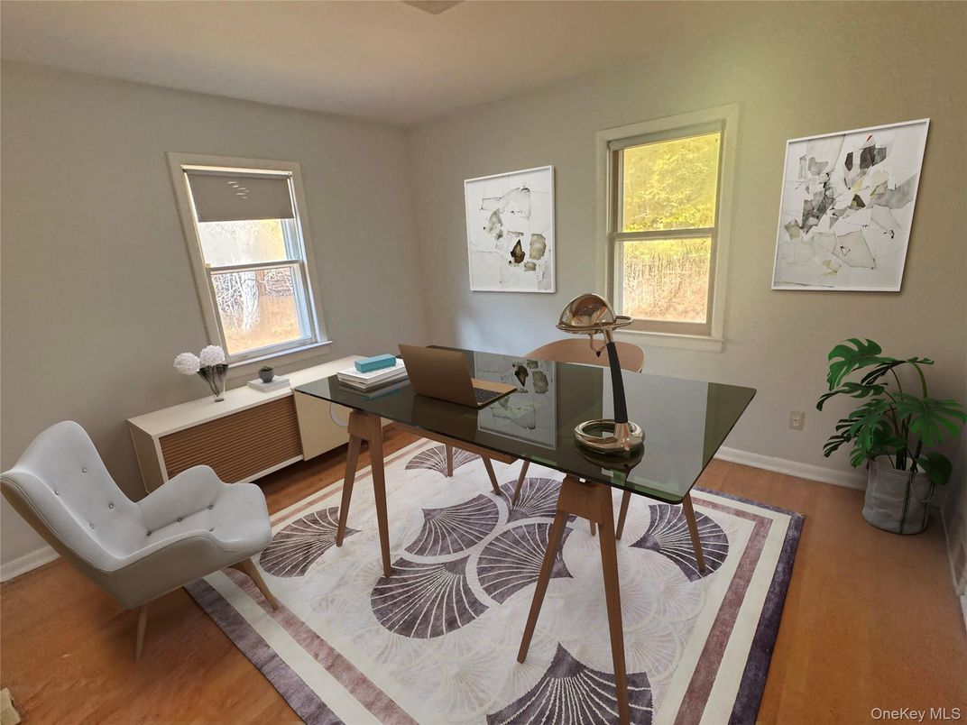 Home Office, Interior, Wood Texture Flooring