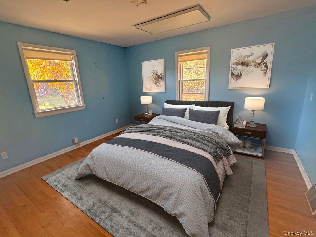 Bedroom, Interior, Wood Texture Flooring