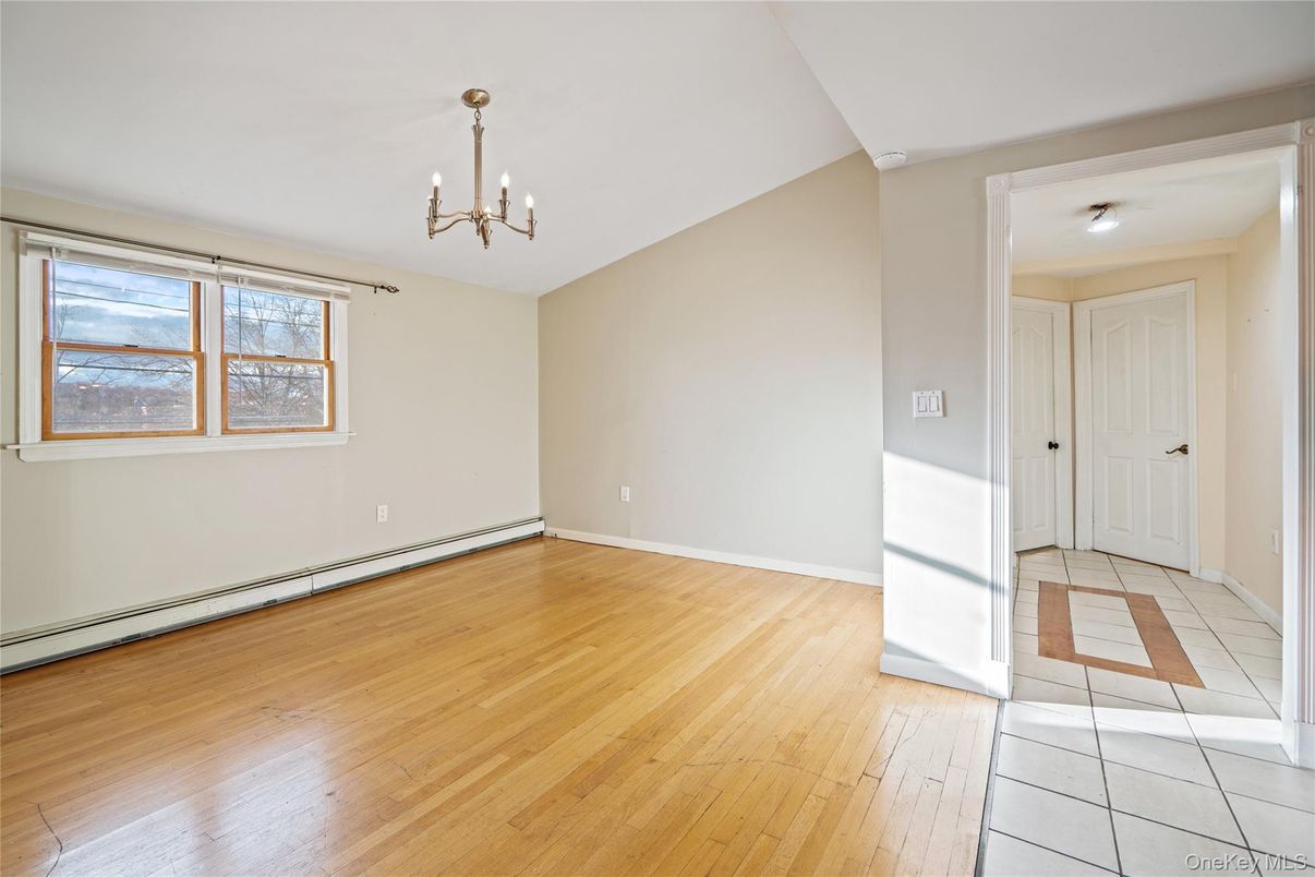 Chandelier, Empty room, Interior, Wood Texture Flooring