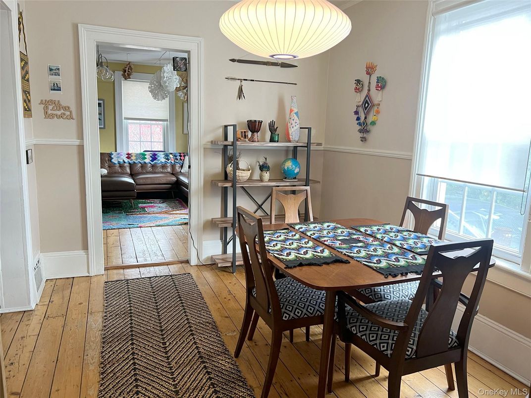 Dining room, Interior, Wood Texture Flooring