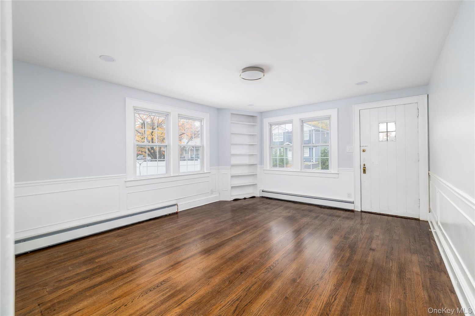 Empty room, Interior, Wood Texture Flooring
