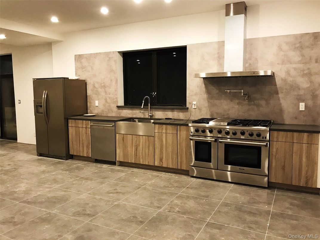 Interior, Kitchen, Recessed Lighting, Stainless Steel Appliances