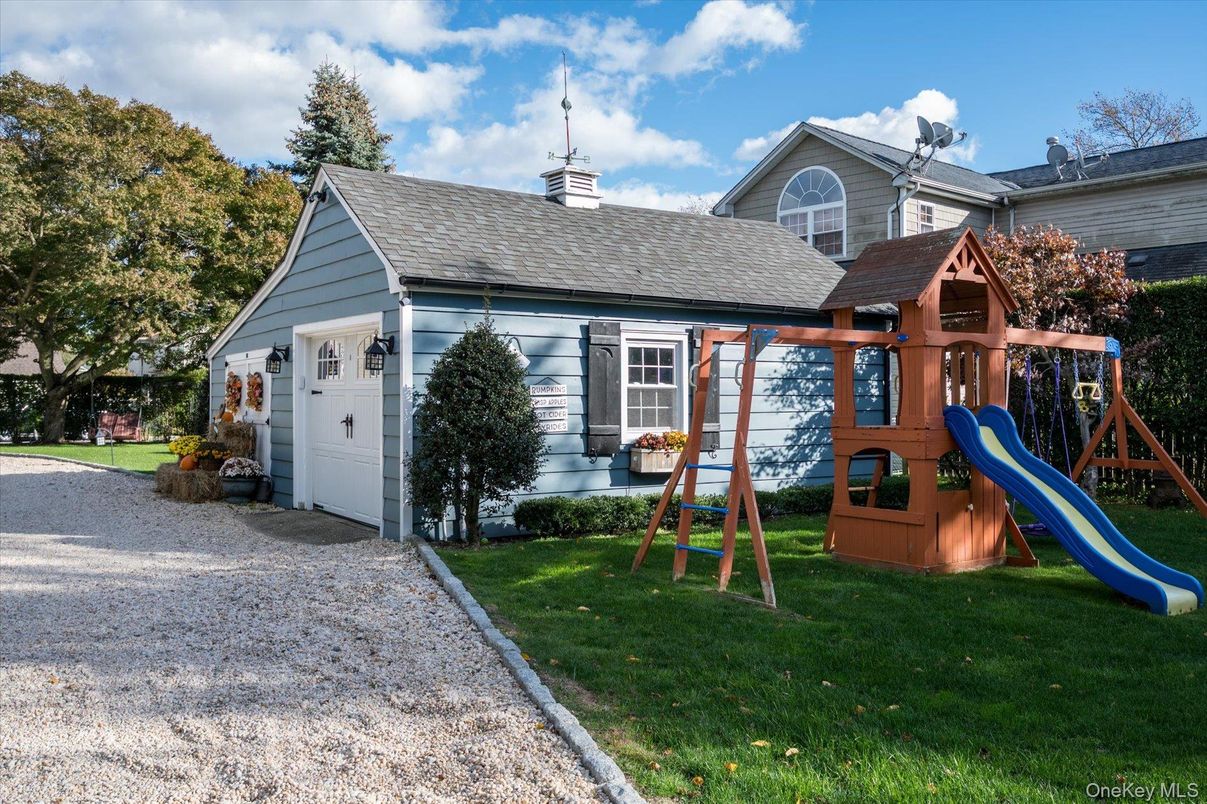 Backyard, Detached Garage, Exterior, Playground
