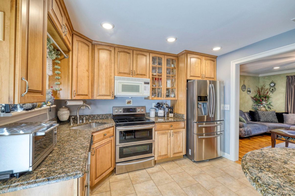 Interior, Kitchen, Recessed Lighting, Stainless Steel Appliances