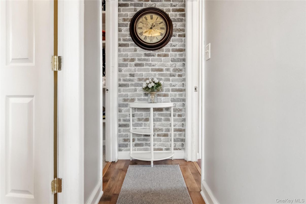 Interior, Stone Walls, Wood Texture Flooring