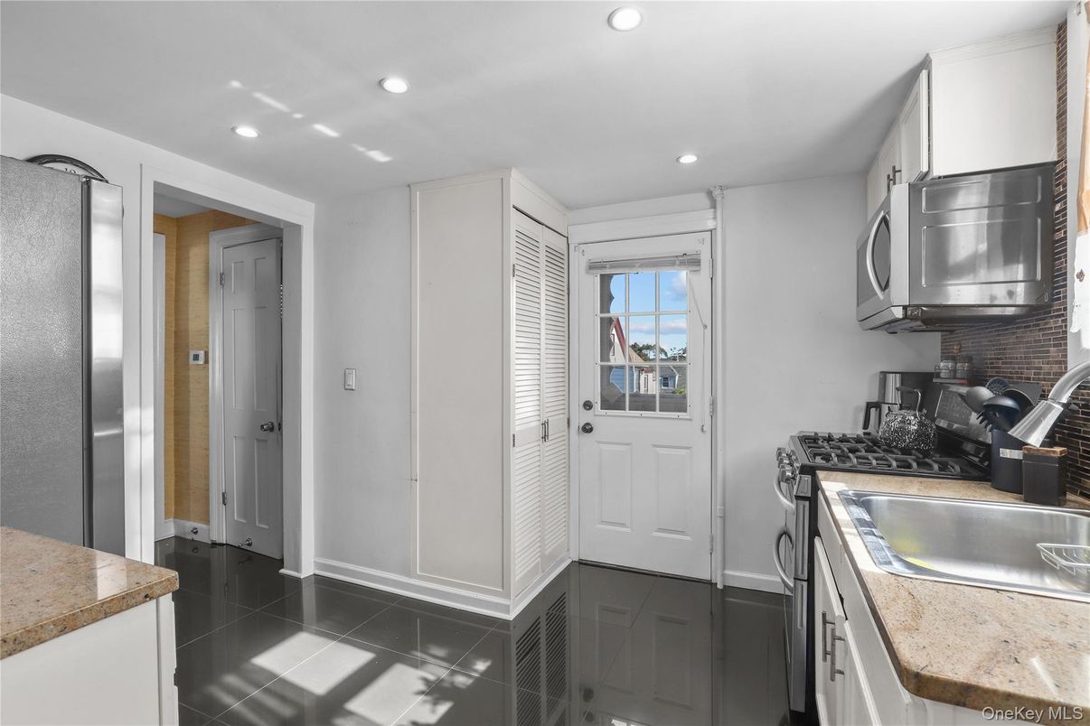 Interior, Kitchen, Recessed Lighting, Stainless Steel Appliances