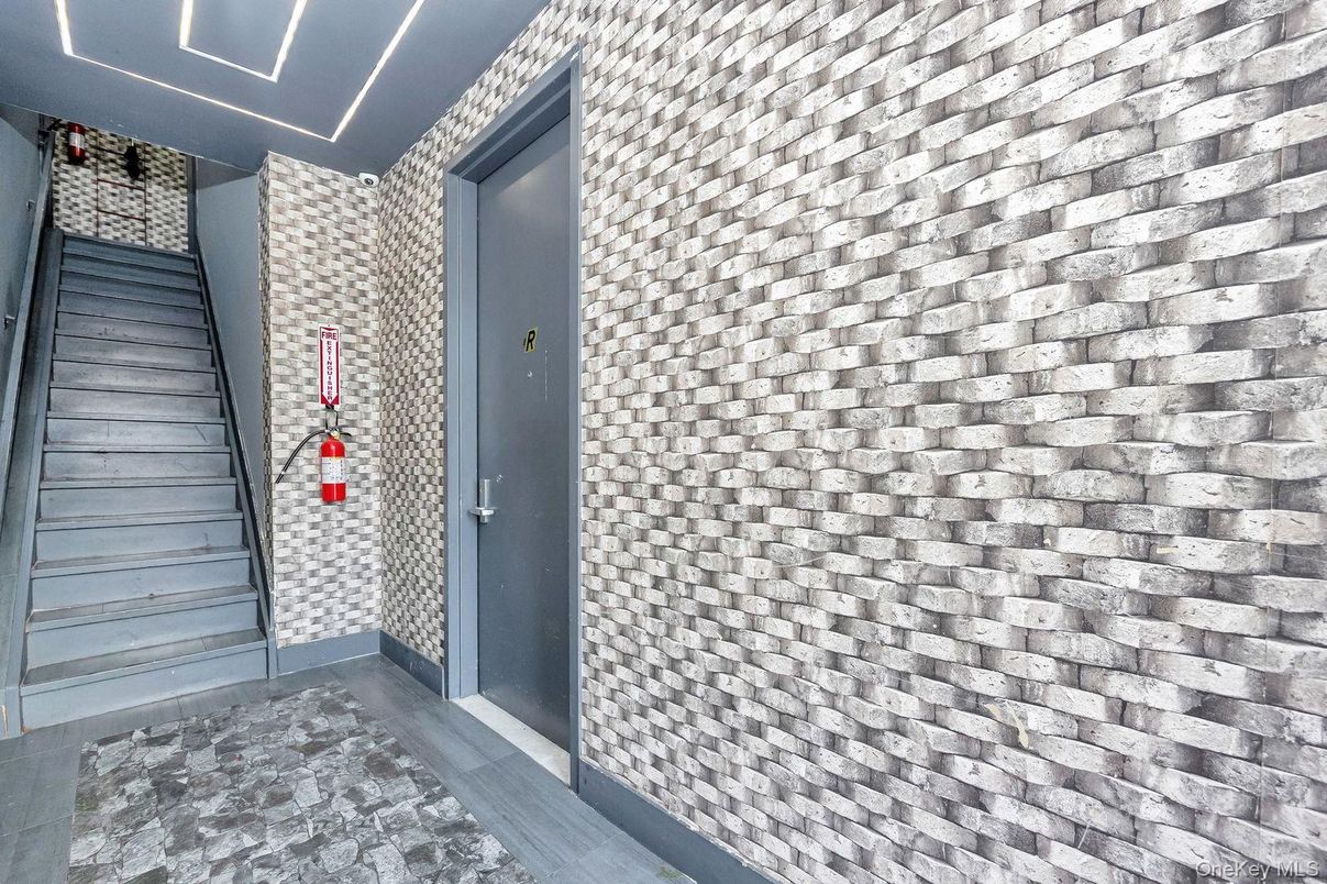 Elevator, Interior, Stone Walls