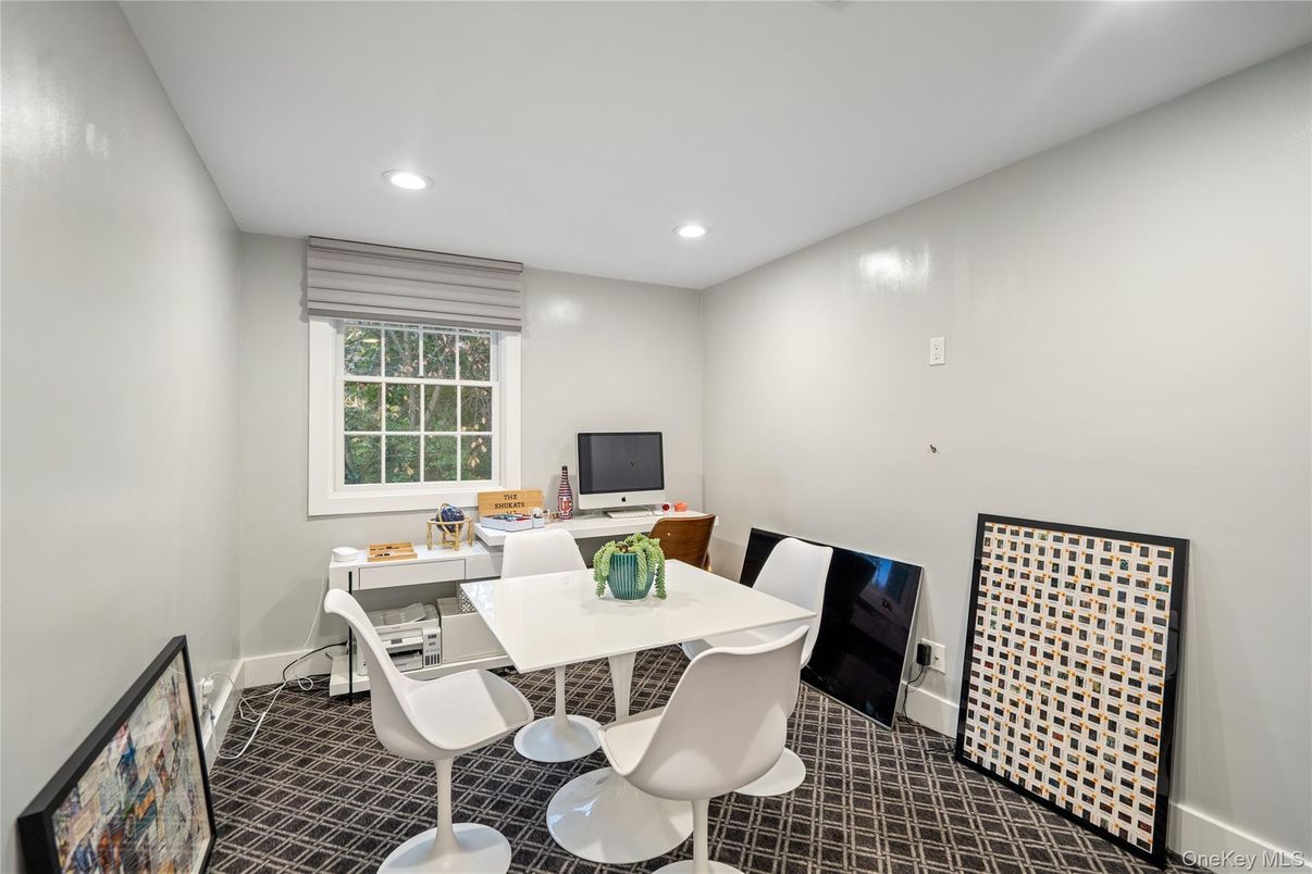 Home Office, Interior, Recessed Lighting