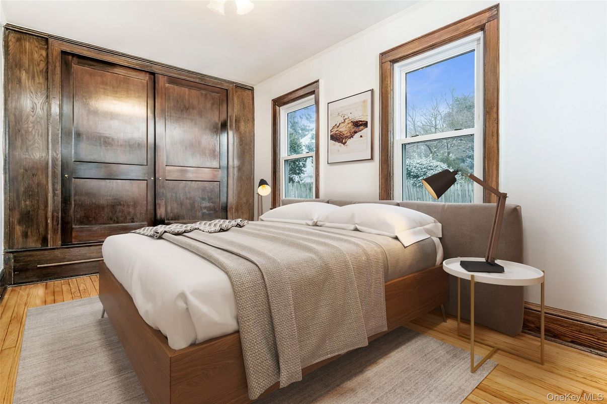 Bedroom, Interior, Wood Texture Flooring