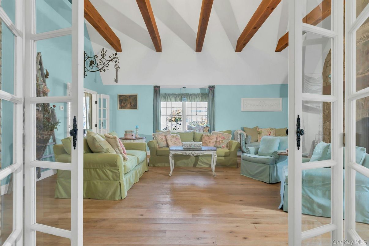 Interior, Living room, Wooden Beams, Wood Texture Flooring