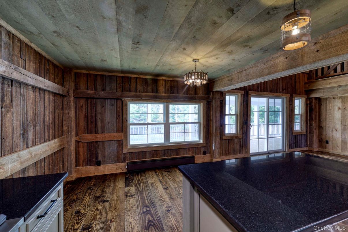 Empty room, Interior, Wooden Ceilings, Wood Texture Flooring, Wooden Walls