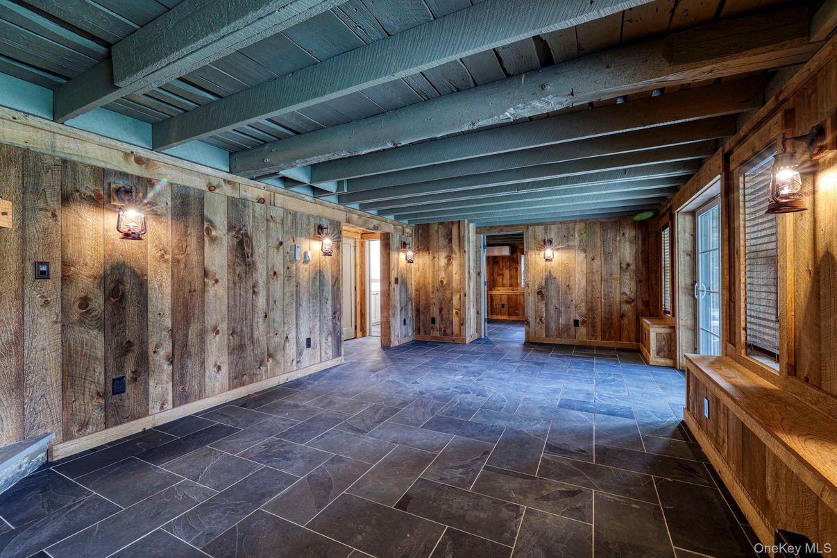 Interior, Wooden Beams, Wooden Walls