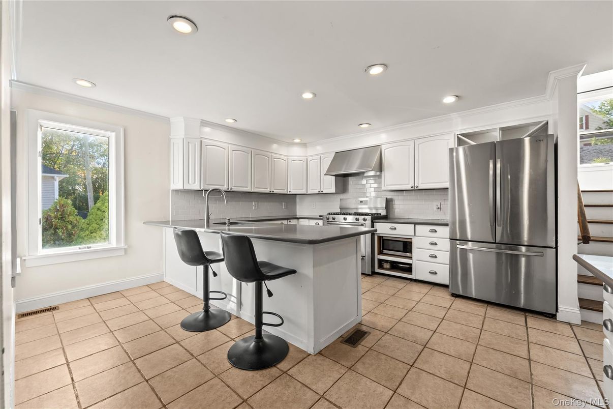 Interior, Kitchen, Recessed Lighting, Stainless Steel Appliances