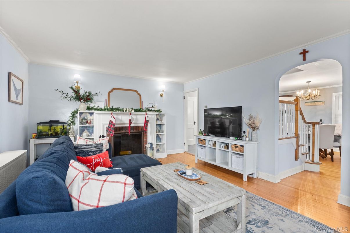 Chandelier, Fireplace, Interior, Living room, Wood Texture Flooring