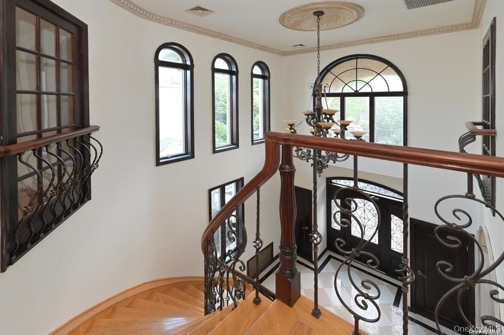 Chandelier, Interior, Recessed Lighting, Wood Texture Flooring