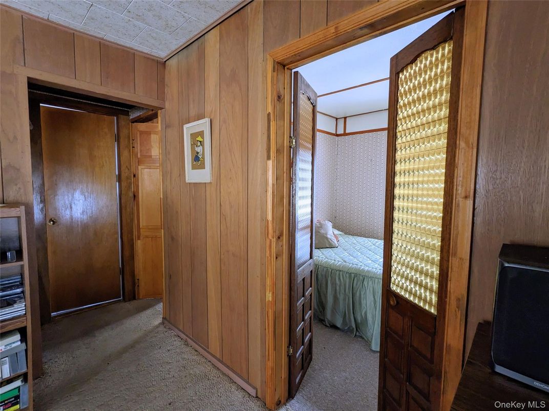 Bedroom, Interior, Wooden Walls
