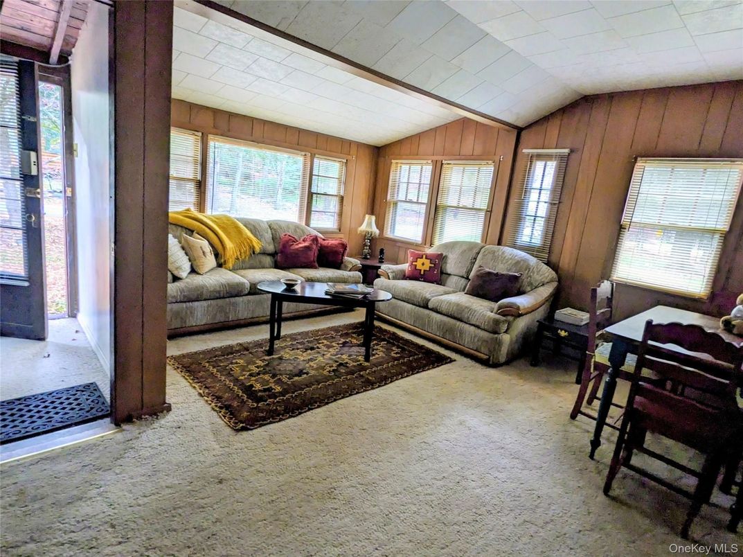 Interior, Living room, Wooden Walls