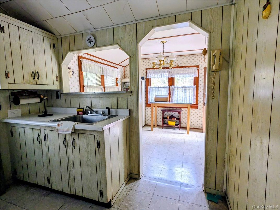 Chandelier, Interior, Kitchen, Wooden Walls