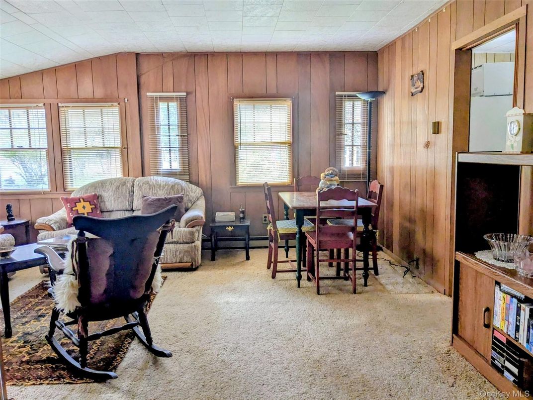 Dining room, Interior, Wooden Walls