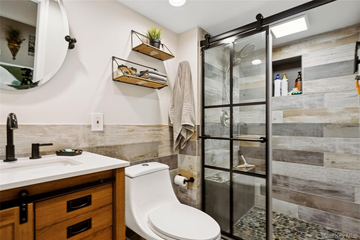 Bathroom, Glass Shower, Interior