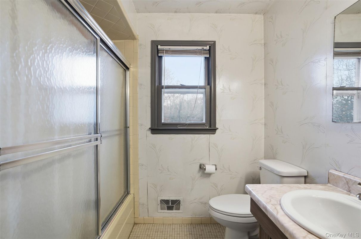 Bathroom, Glass Shower, Interior, Tile Countertops