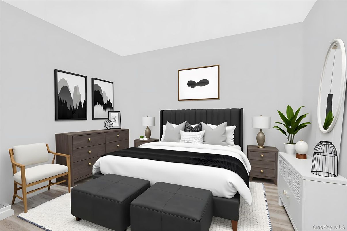 Bedroom, Interior, Wood Texture Flooring