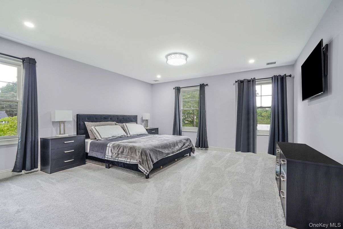 Bedroom, Interior, Recessed Lighting