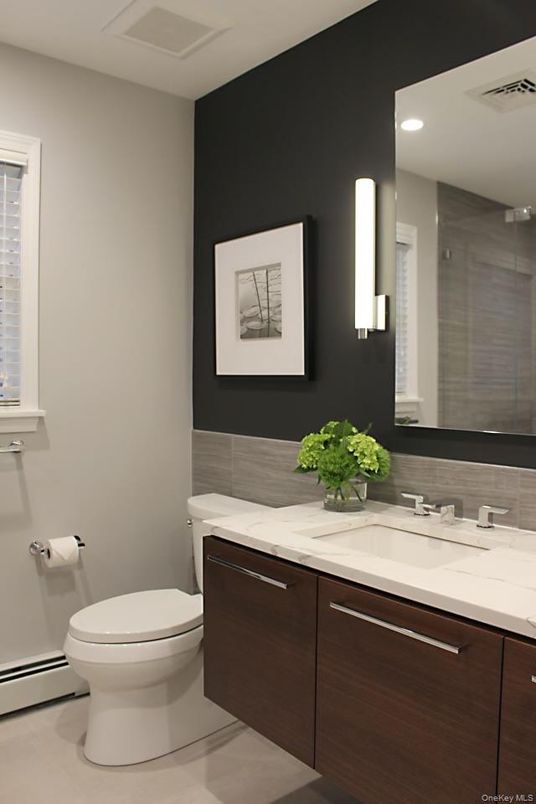 Bathroom, Interior, Recessed Lighting