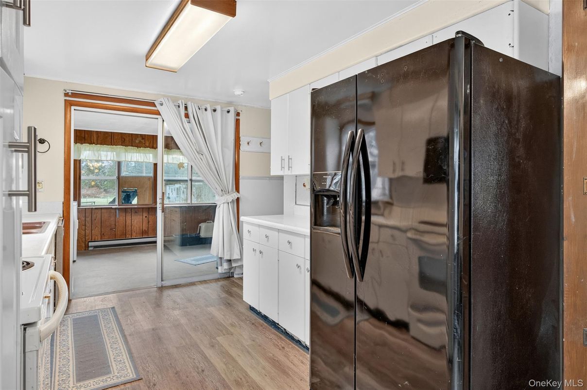 Interior, Kitchen, Wood Texture Flooring