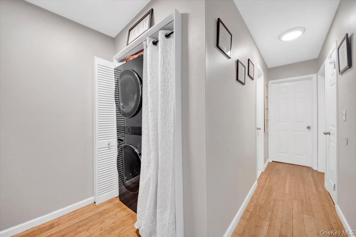 Interior, Recessed Lighting, Utility Closets, Washer, Wood Texture Flooring
