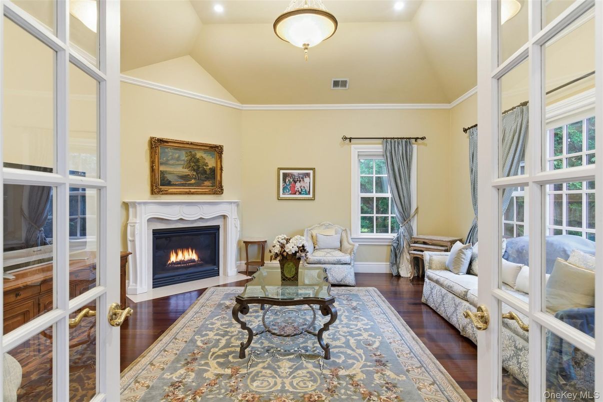 Fireplace, Interior, Living room, Wood Texture Flooring