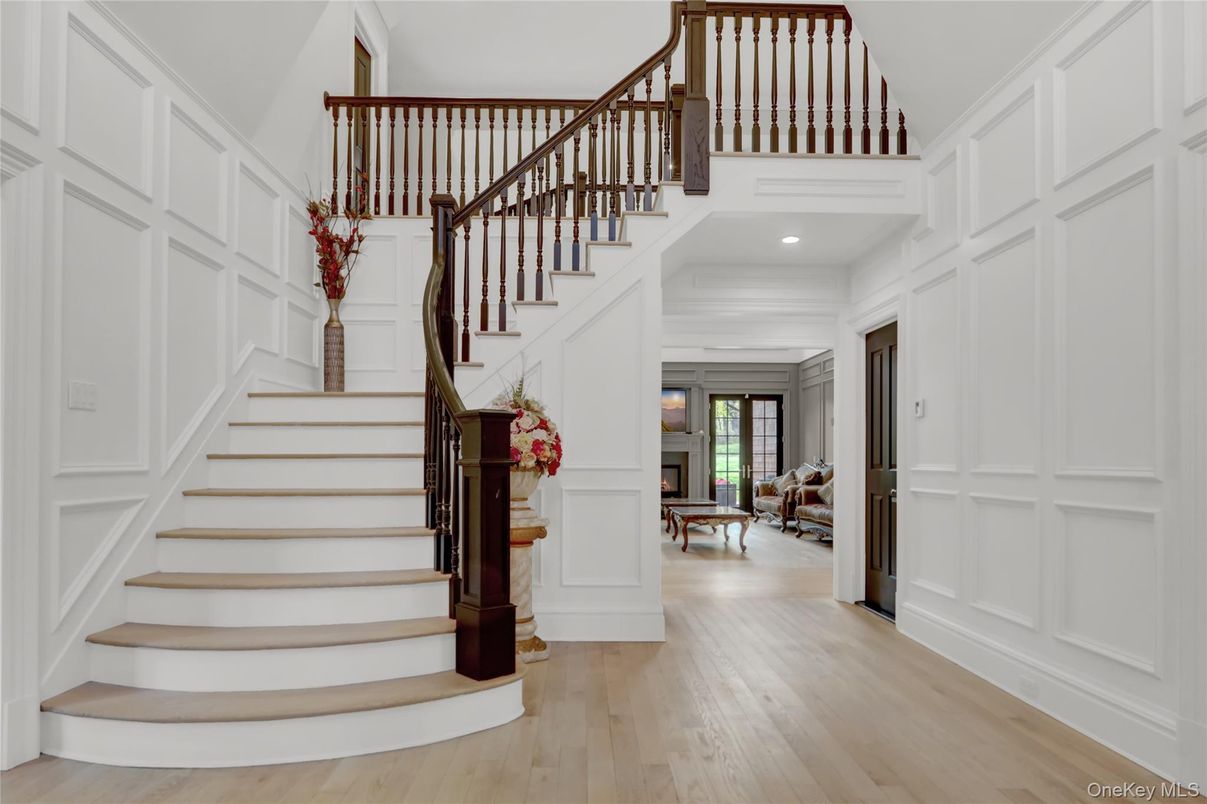 Fireplace, Interior, Recessed Lighting, Wood Texture Flooring