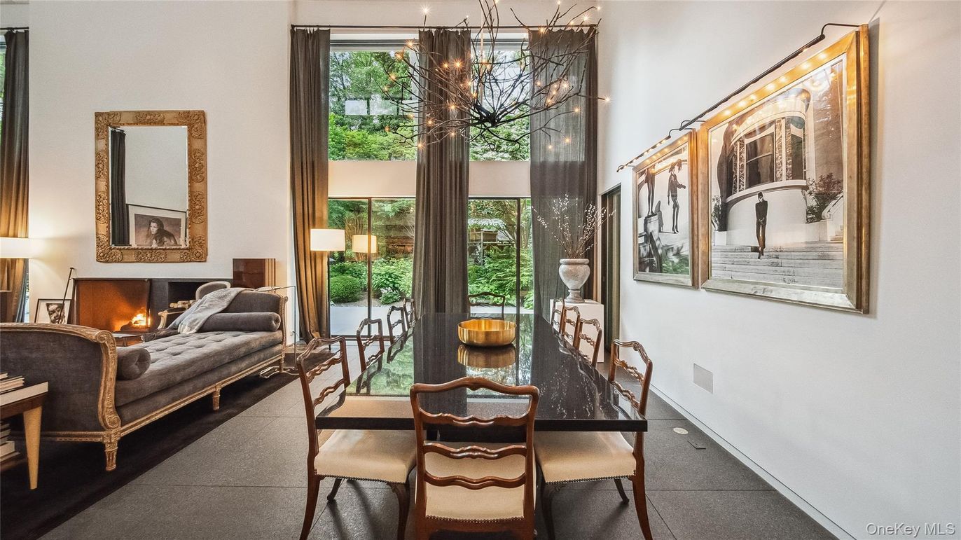 Dining room, Fireplace, Interior, Living room