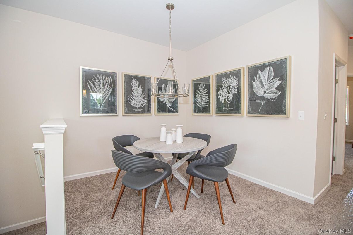 Dining room, Interior, Pendant Lights