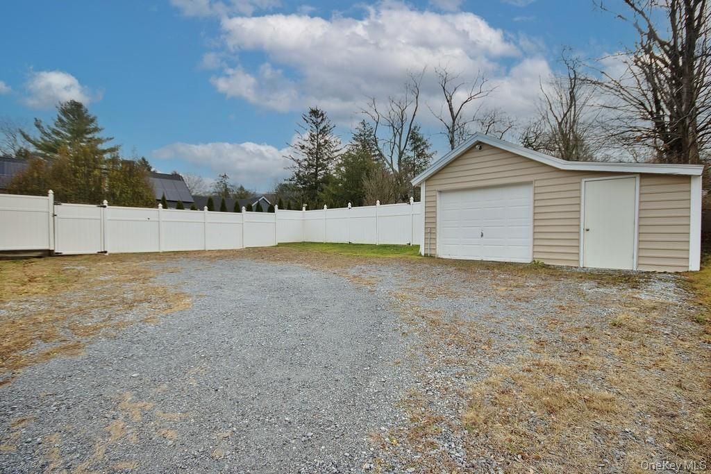 Backyard, Detached Garage, Exterior