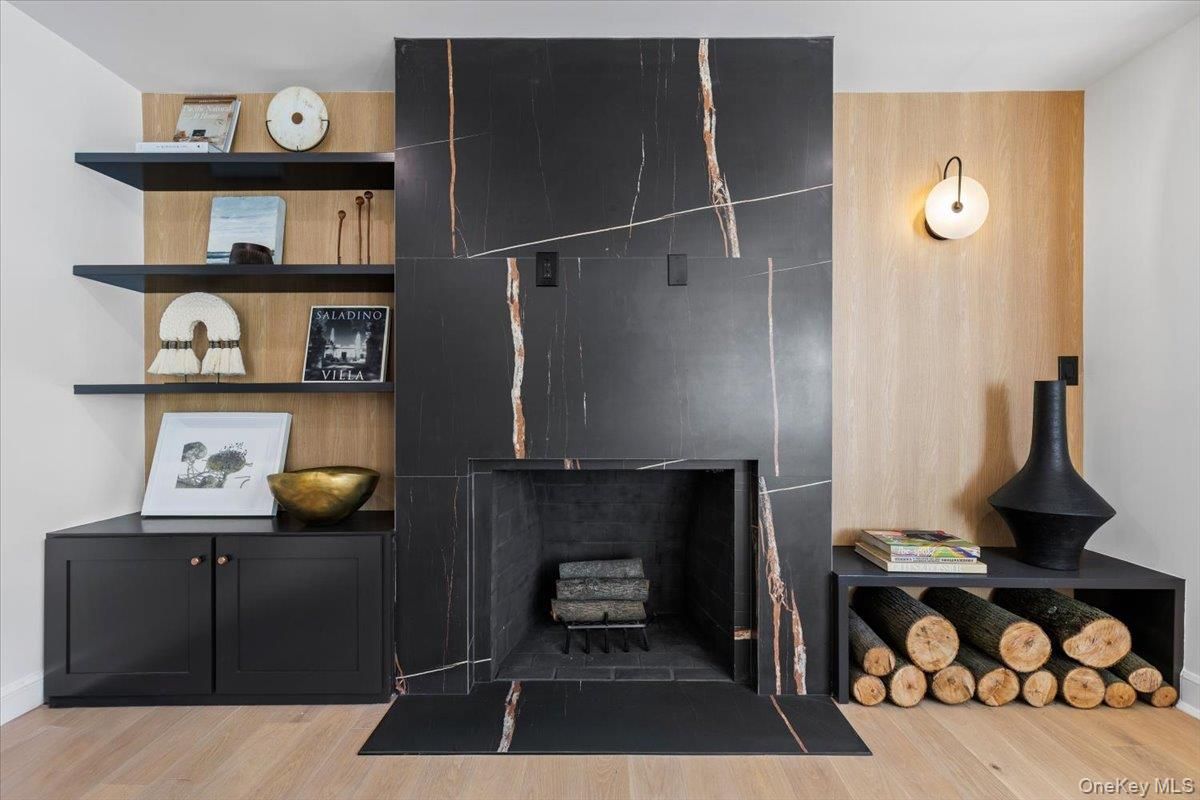 Fireplace, Interior, Wood Texture Flooring