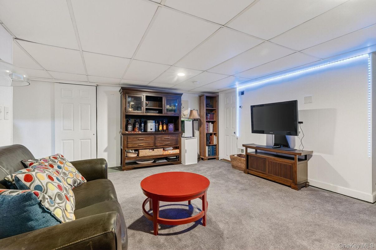 Interior, Living room, Recessed Lighting